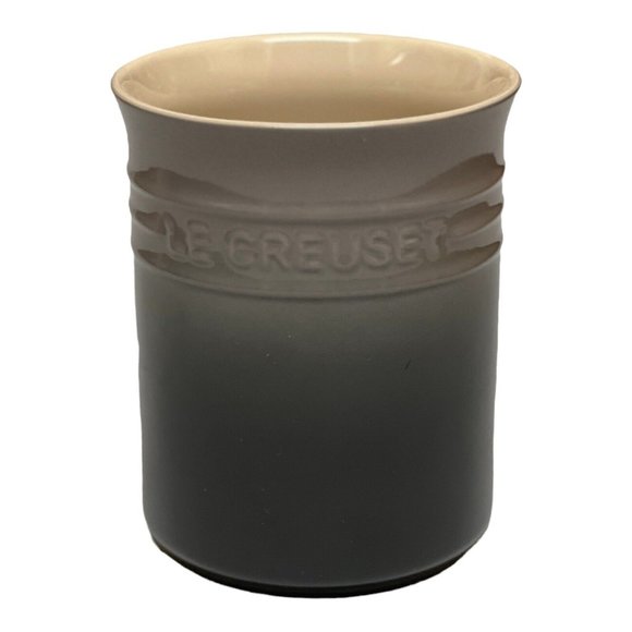 Le Creuset Kitchen Le Creuset 6 Ceramic Utensil Crock Grey Ombr Holder Oyster Container
